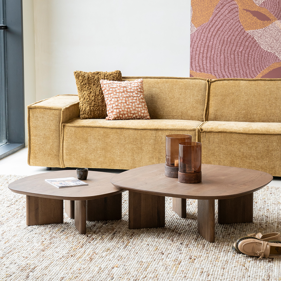 Salontafel Stef - Bruin - Eiken hout - Eleonora