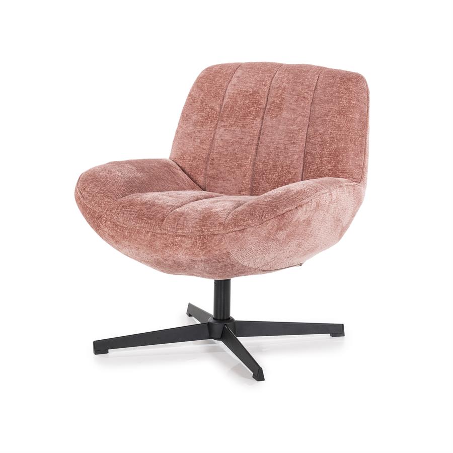 Fauteuil Derby - Roze - Stof - By Boo