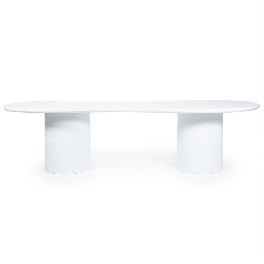 Eetkamertafel Seki - Wit - Magnesium Oxide & Glass fibre - By Boo