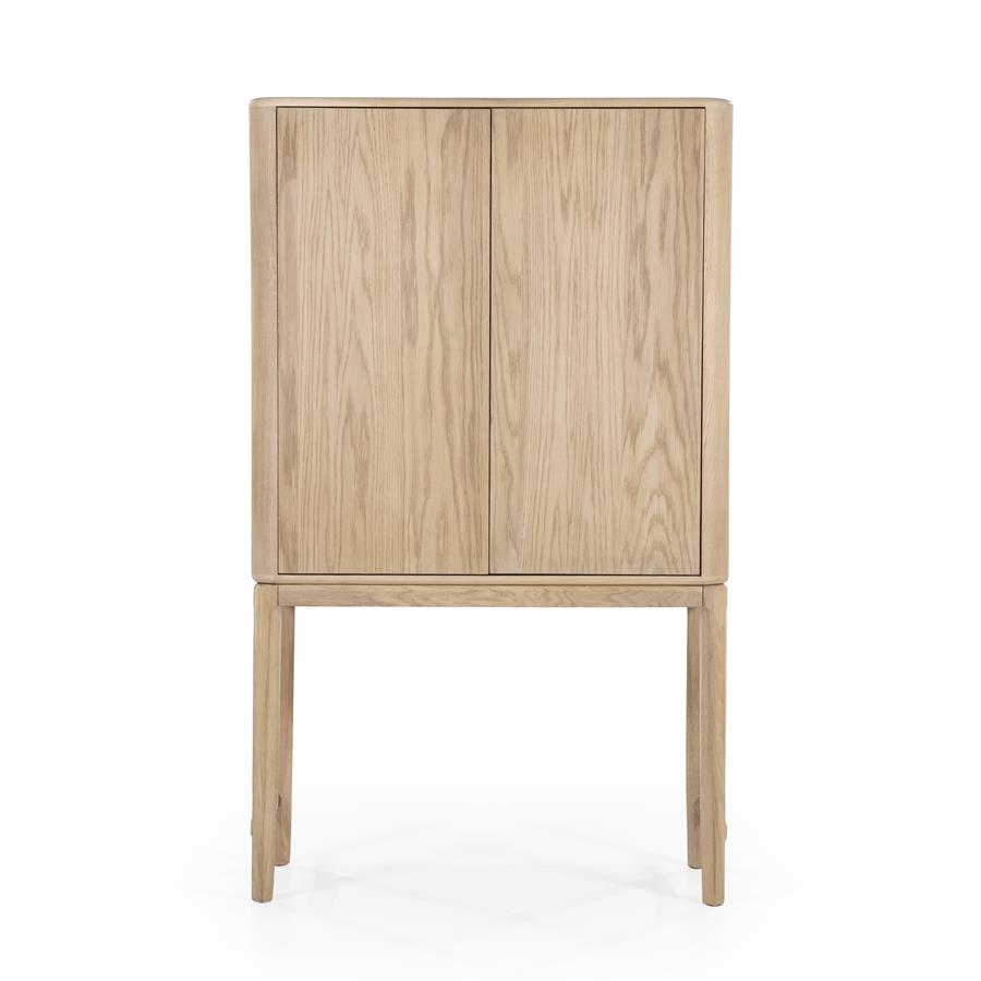 Bergkasten Harvey - Naturel - Eiken hout en veneer - Eleonora