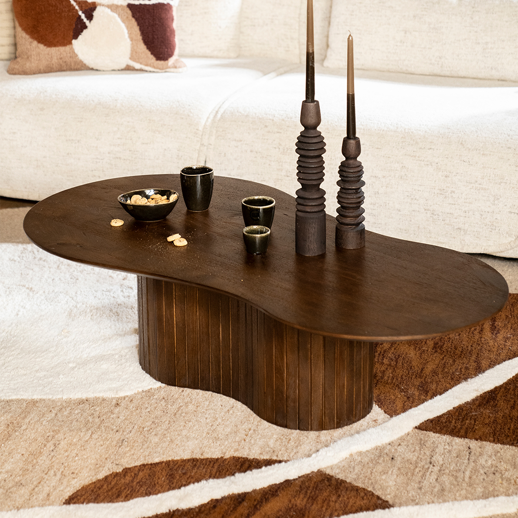 Salontafel Jordy - Bruin - Mango hout - Eleonora