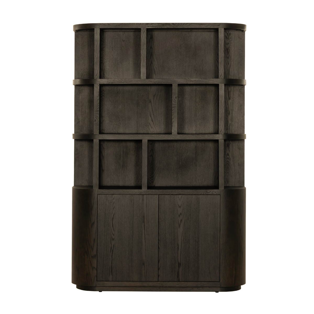Boekkasten Novero - Walnoot - Eikenhout fineer - Living Furn