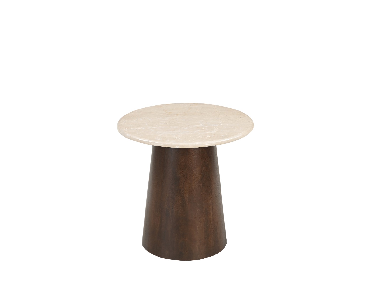 Salontafel Bottecino - Walnoot - Mangohout, Marmer - Brix