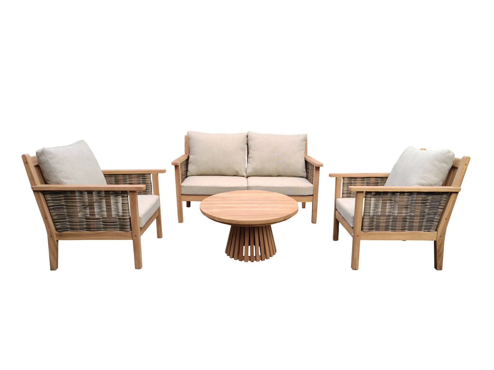 Tuinmeubel Malaga - Natural - Teakhout - Living Furn