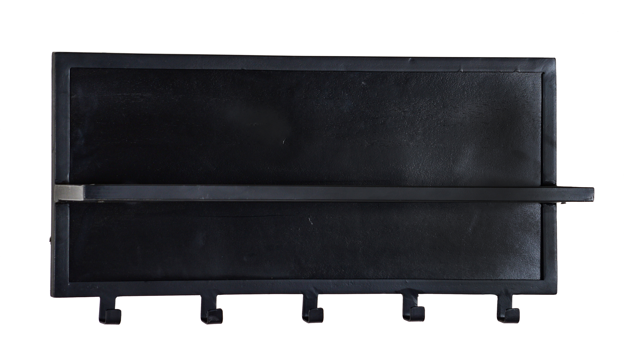 Kapstok Caro - Zwart - Mangohout, Gecoat staal - Brix