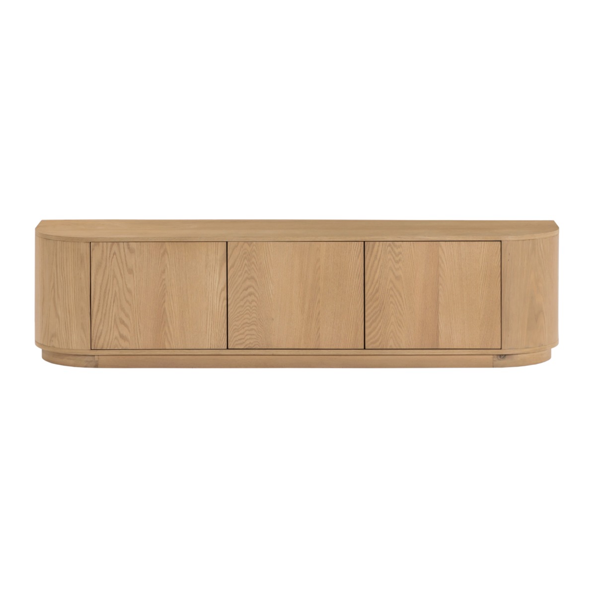 Tv-meubel Novero - Naturel - Eikenhout fineer - Living Furn