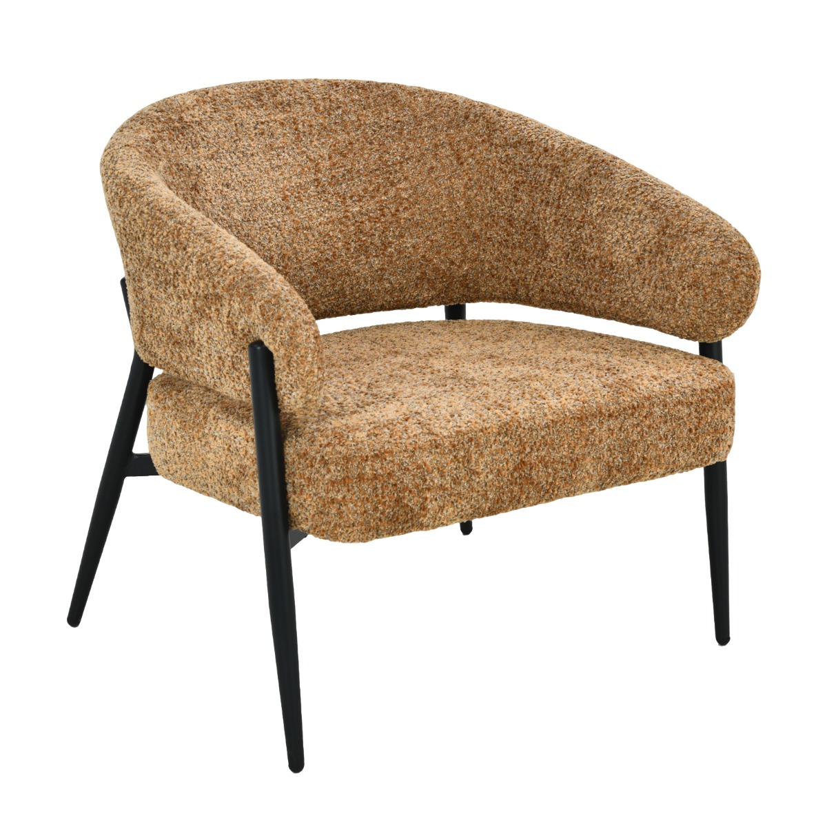 Fauteuil Vilan - Zonder armleuning - Mustard - Chenille - Living Furn