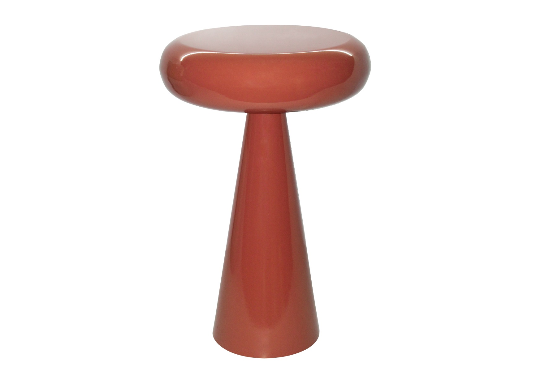 Bijzettafel Sam - Oranje - Gecoat staal - Brix