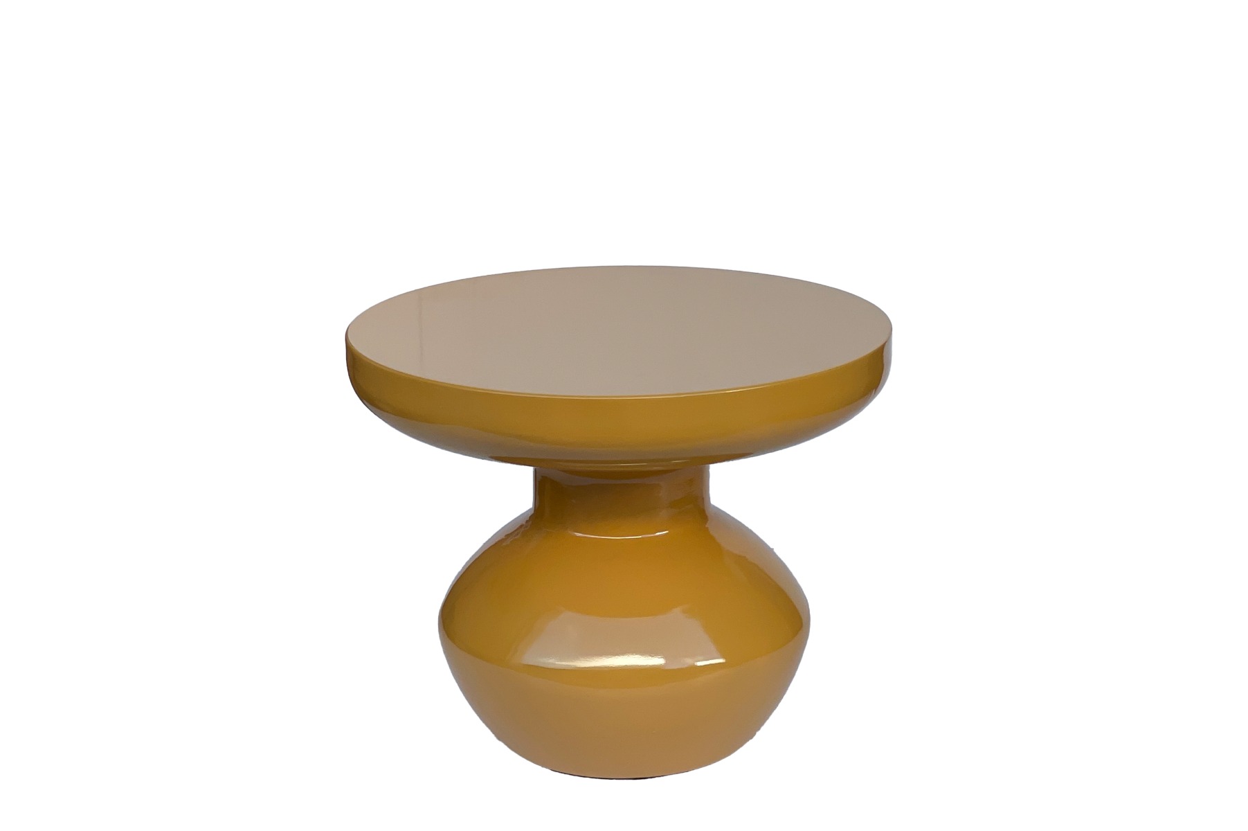 Bijzettafel Lou - Mustard - Gecoat staal - Brix