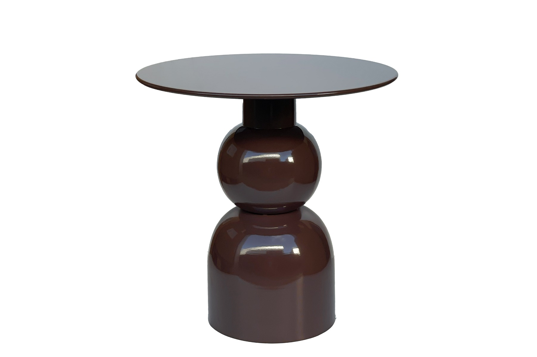 Bijzettafel Wes - Walnoot - Gecoat staal - Brix