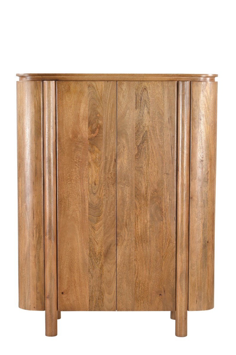 Bergkast Salano - Natural - Mangohout - Living Furn