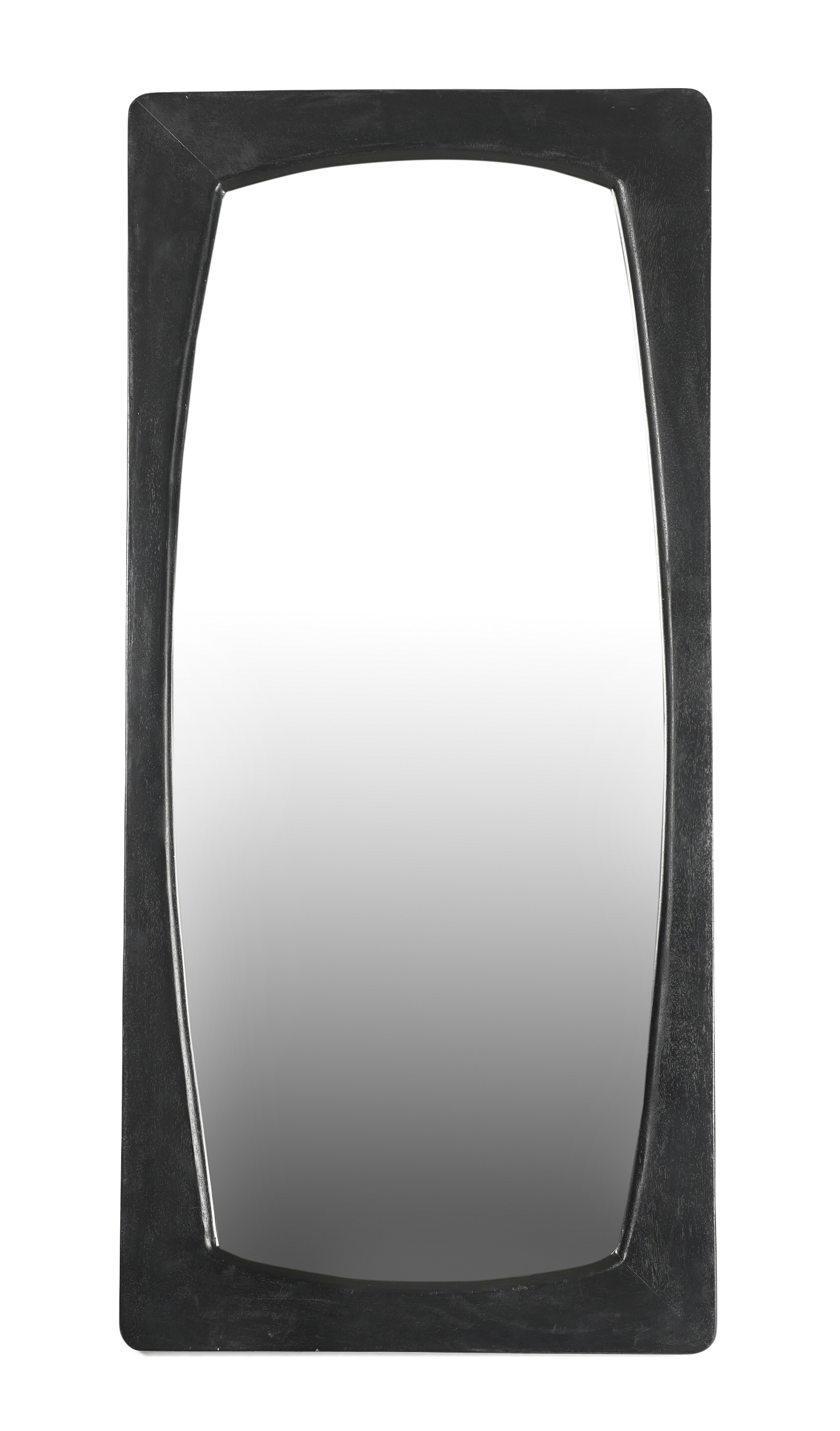 Spiegel Alain - Zwart - Mangohout - Brix