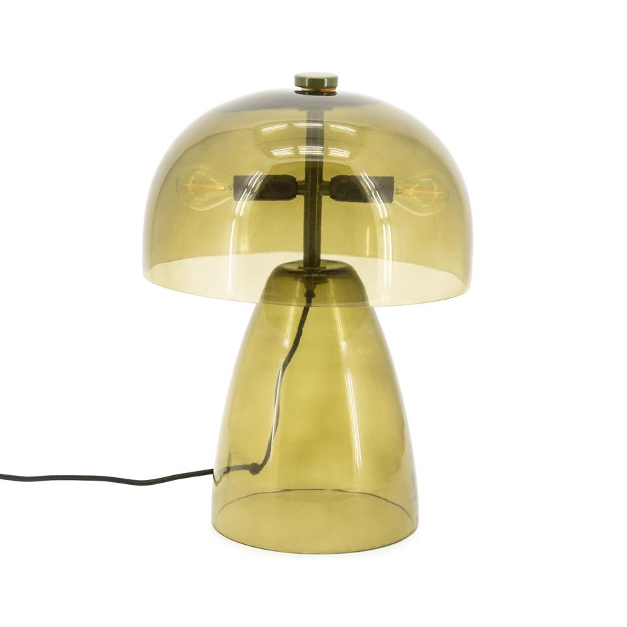 Tafellamp Tubi - Groen - Glas - By Boo