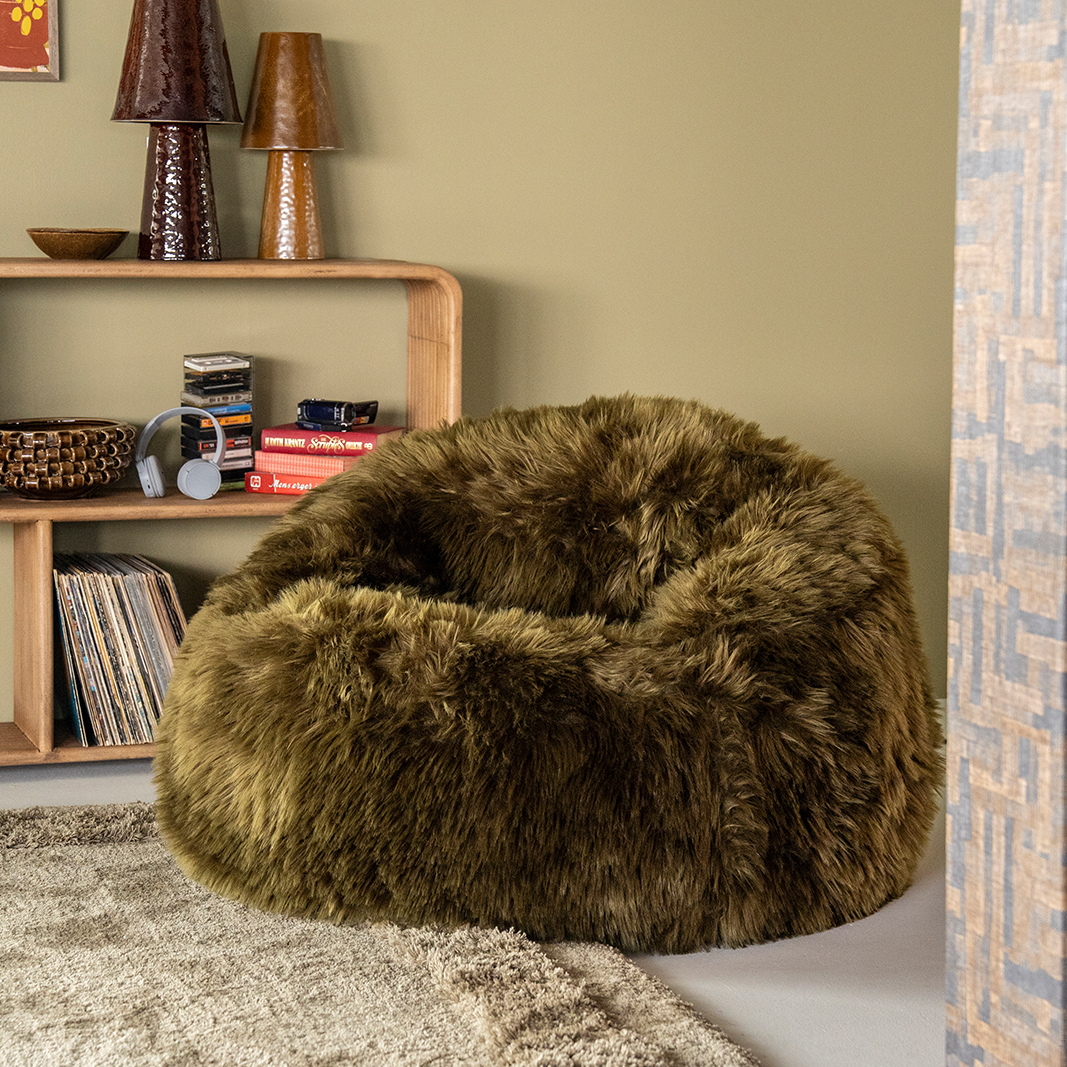 Fauteuil Snuzzle - Groen - Stof - By Boo