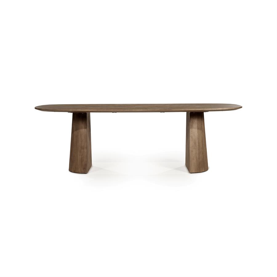 Eetkamertafel Lune - Lichtbruin - Mango hout - Eleonora