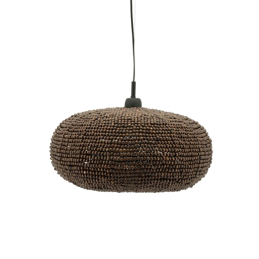 Hanglamp Shanga - Bruin - Ijzer & Gerecycled hout - By Boo