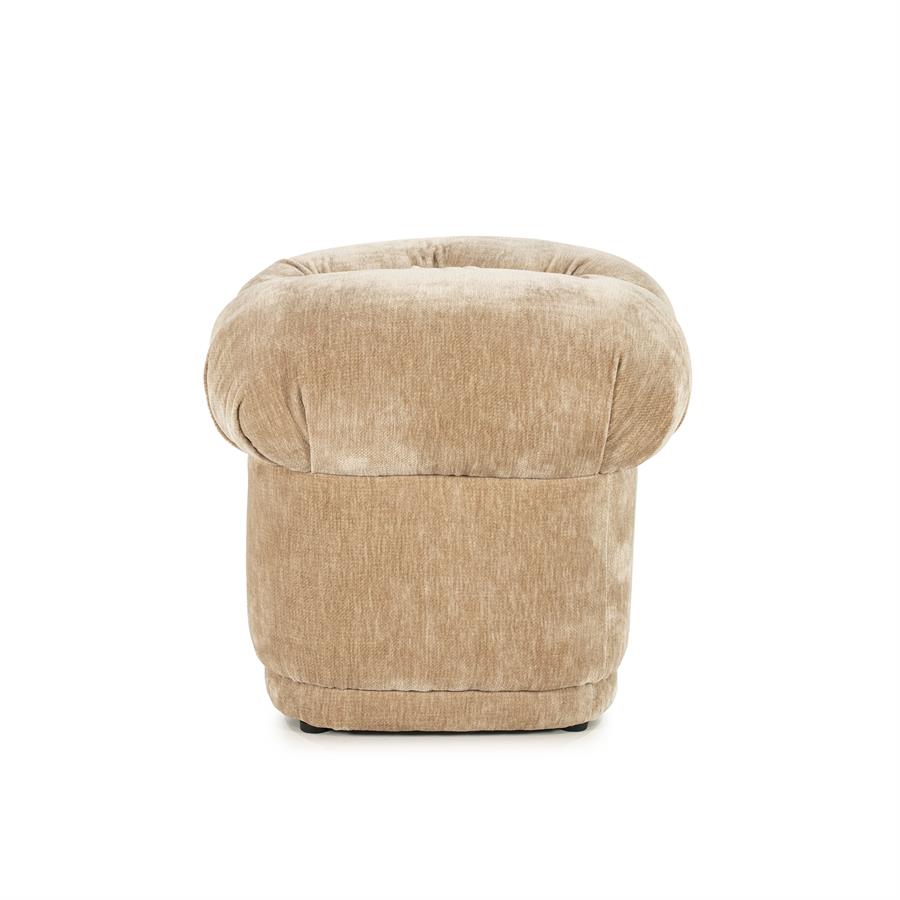 Kruk Nook - Beige - Stof - By Boo