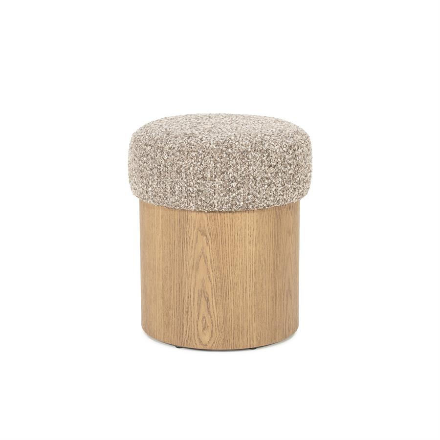 Poefs George - Taupe - Geweven - Eleonora