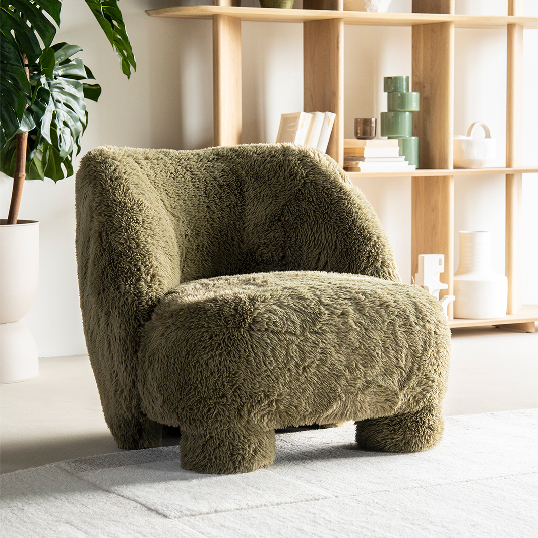 Fauteuil Samson - Forest - Fluffy - Eleonora