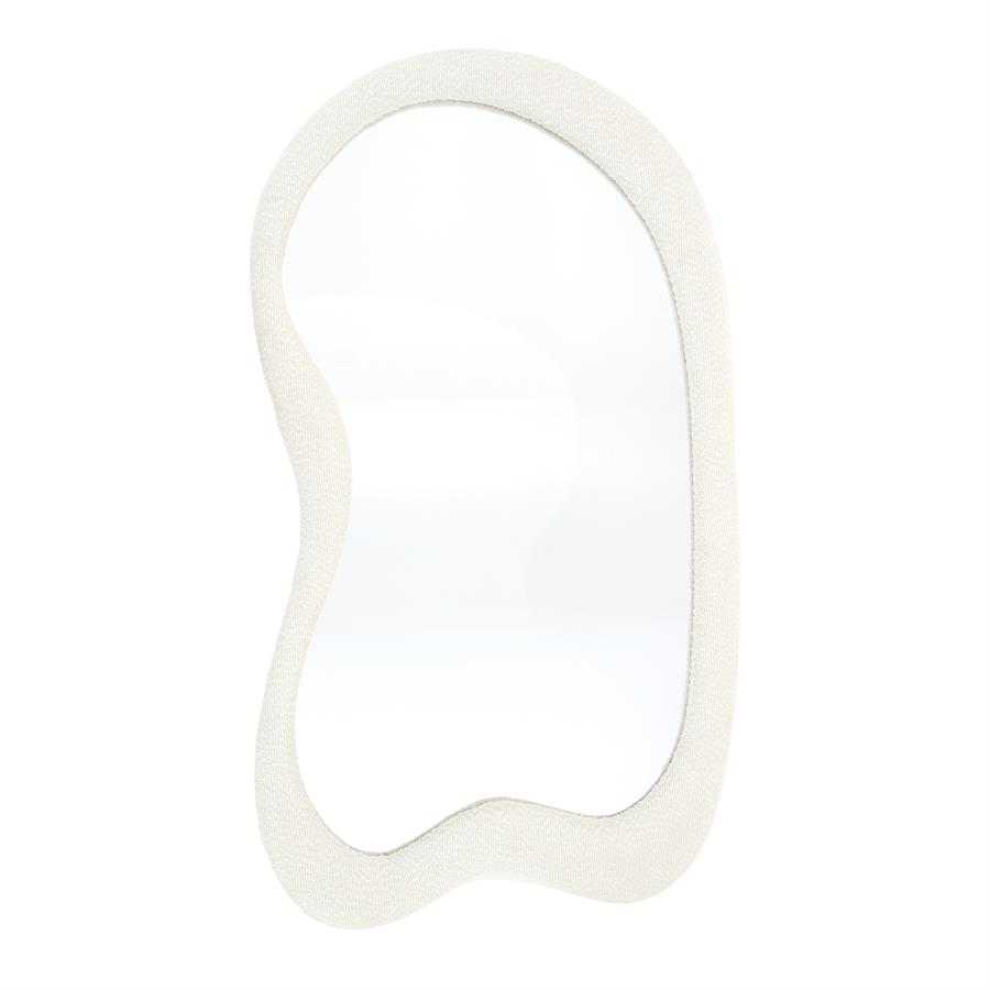 Spiegel Evol - Beige - Glas & MDF & Fabric - By Boo