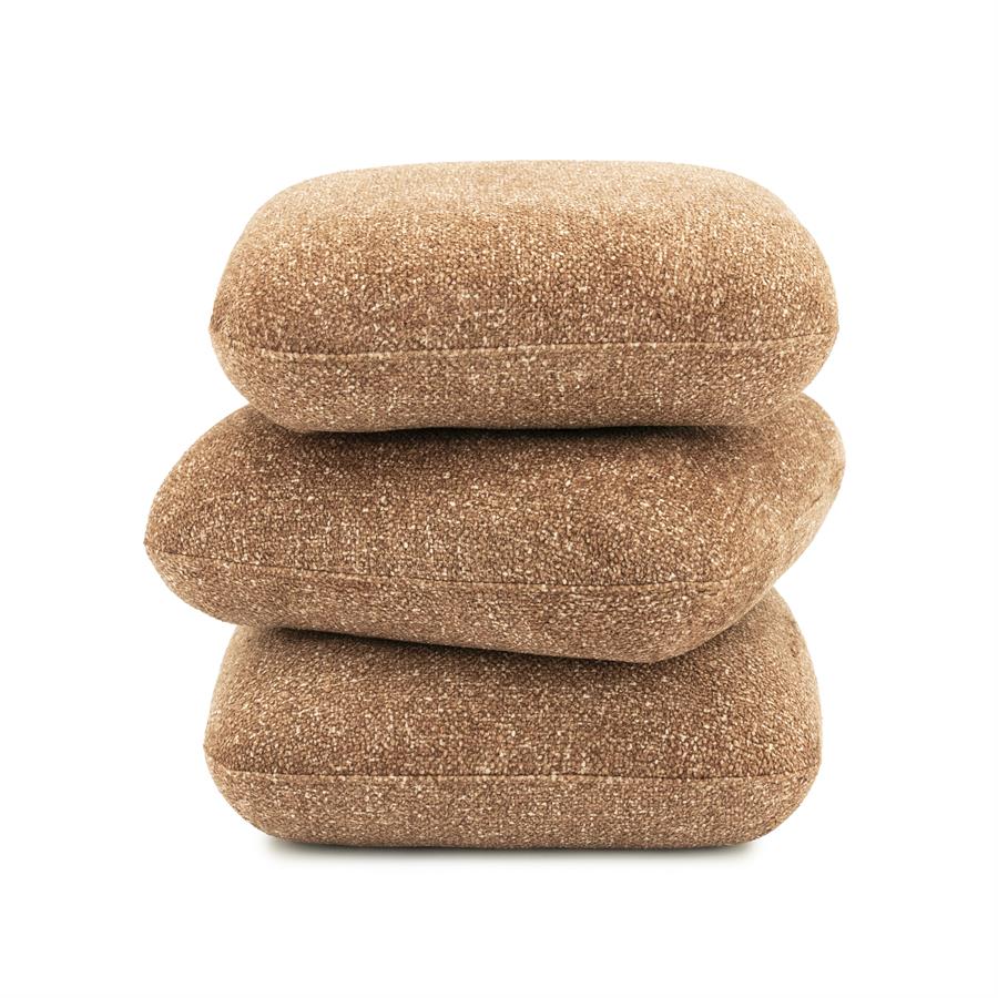 Poefs Pillowscape - Bruin - Geweven - By Boo