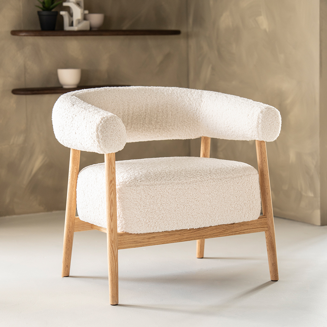 Fauteuil Mysa - Beige - Teddy - By Boo