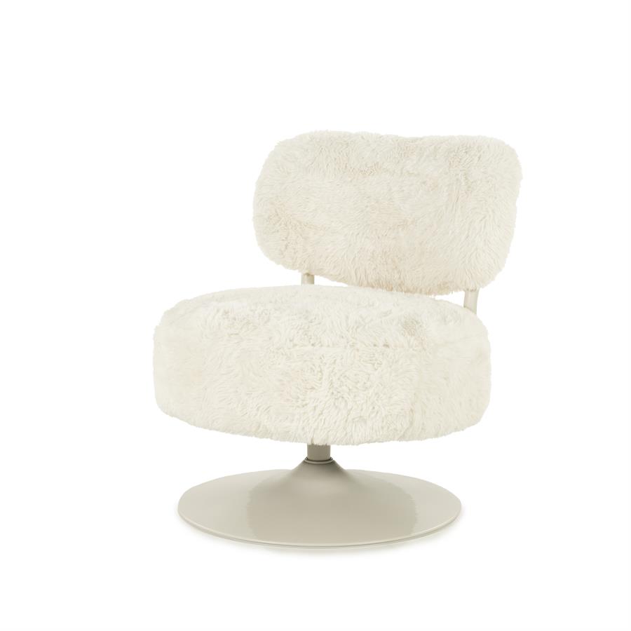 Fauteuil Furlo - Zonder armleuning - Beige - Fluffy - Japandi - By Boo