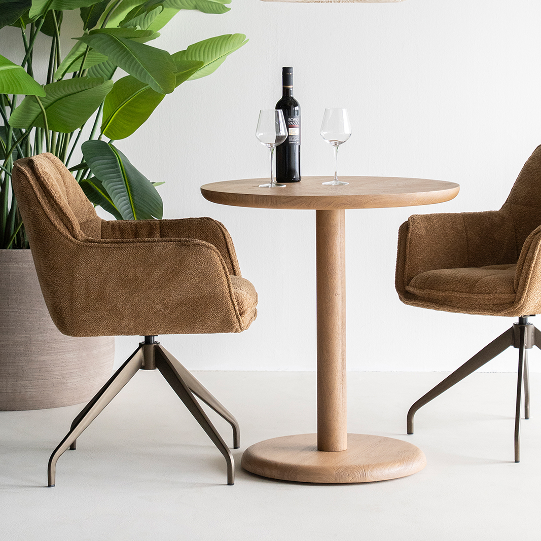 Eetkamertafel Florent - Naturel - Mango hout - Eleonora