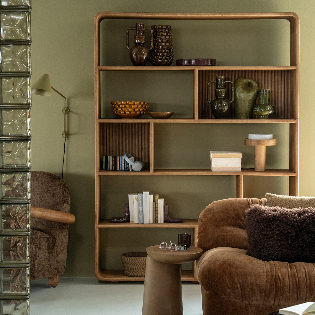 Bergkast Rigato - Bruin - Mango hout - By Boo