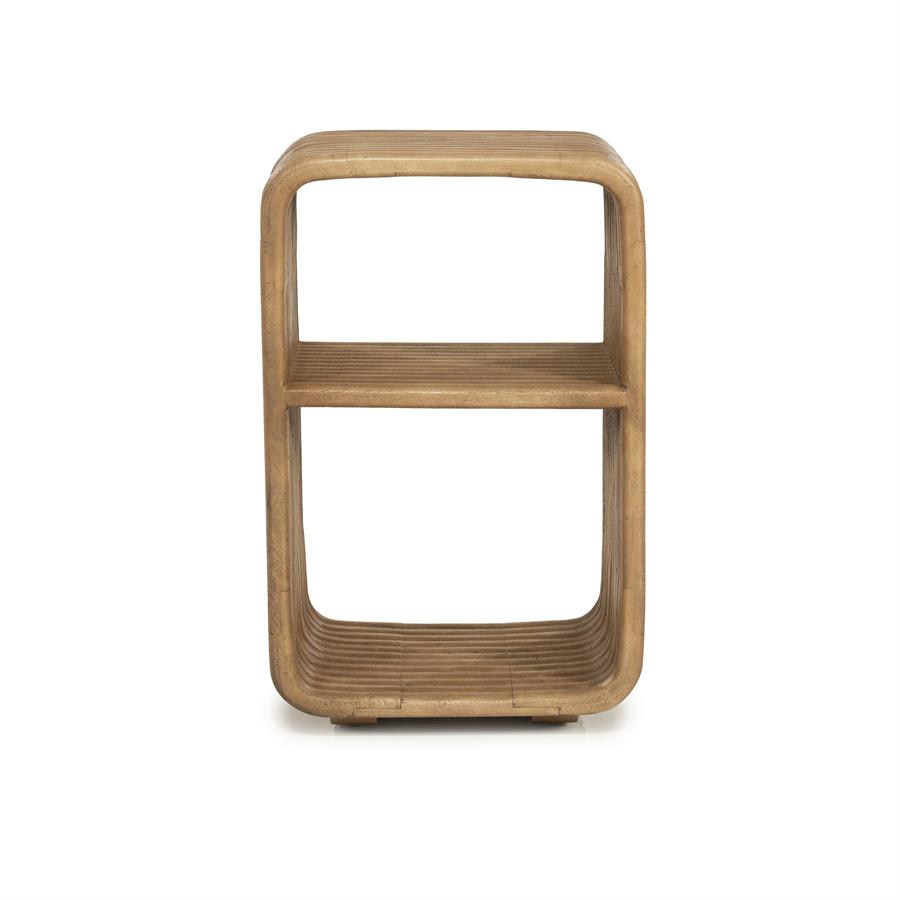 Bijzettafel Rigato - Bruin - Mango hout - By Boo