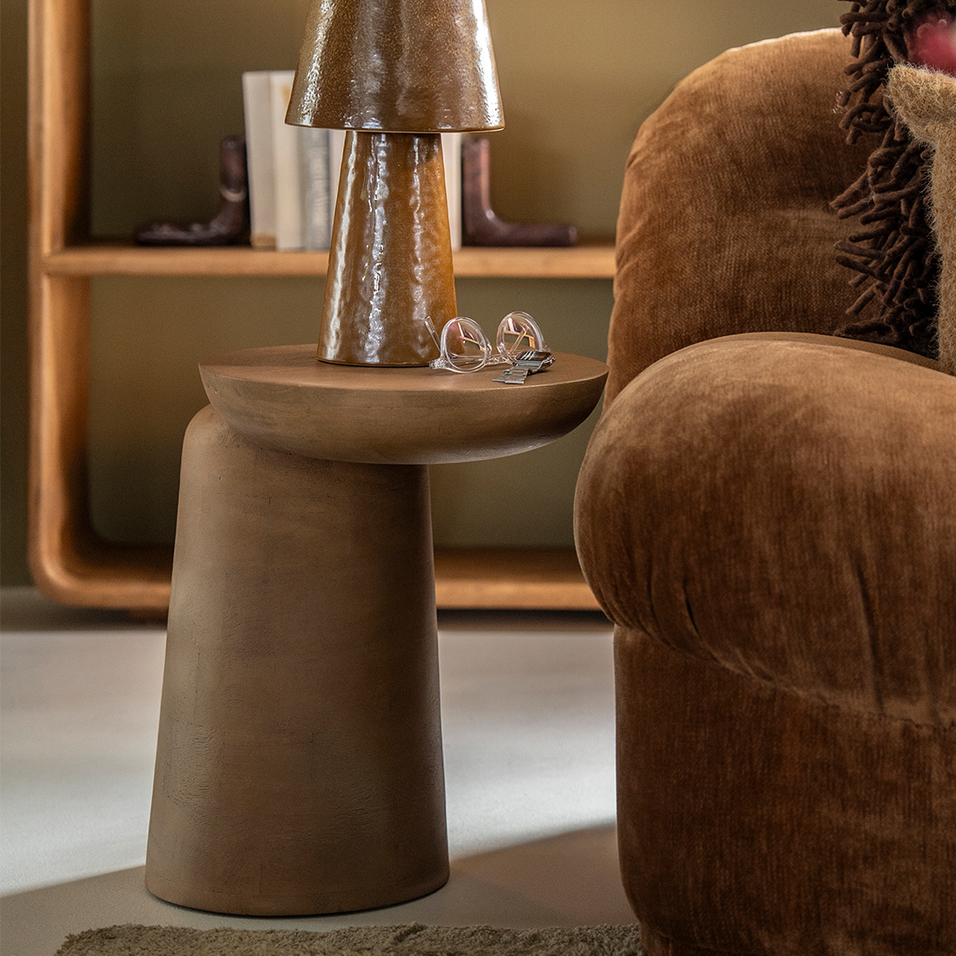 Bijzettafel Woomble - Bruin - Mango hout - By Boo