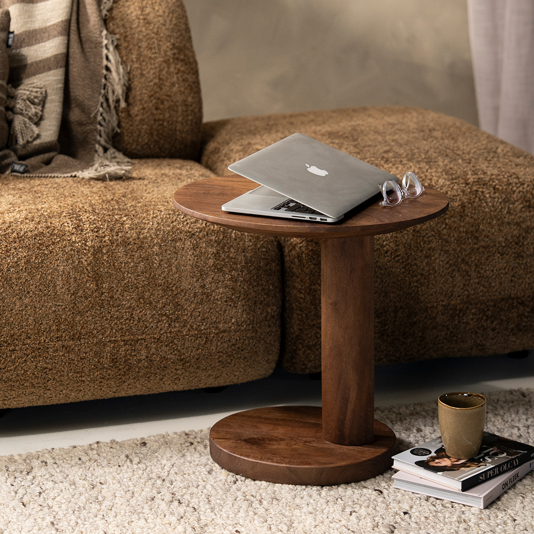 Bijzettafel Novia - Bruin - Mango hout - Eleonora