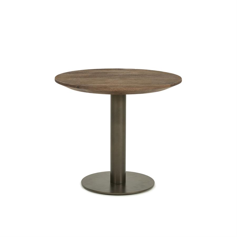 Salontafel Esila - Bruin - Mango hout en ijzer - Eleonora