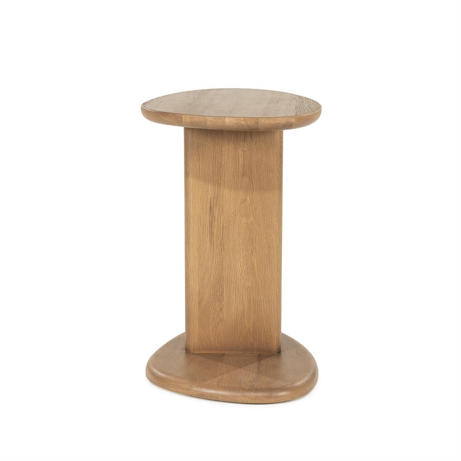 Bijzettafel Lori - Bruin - Eiken hout - Eleonora