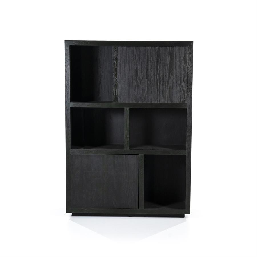Bergkasten Helsinki - Zwart - Eiken & eiken fineer - Eleonora