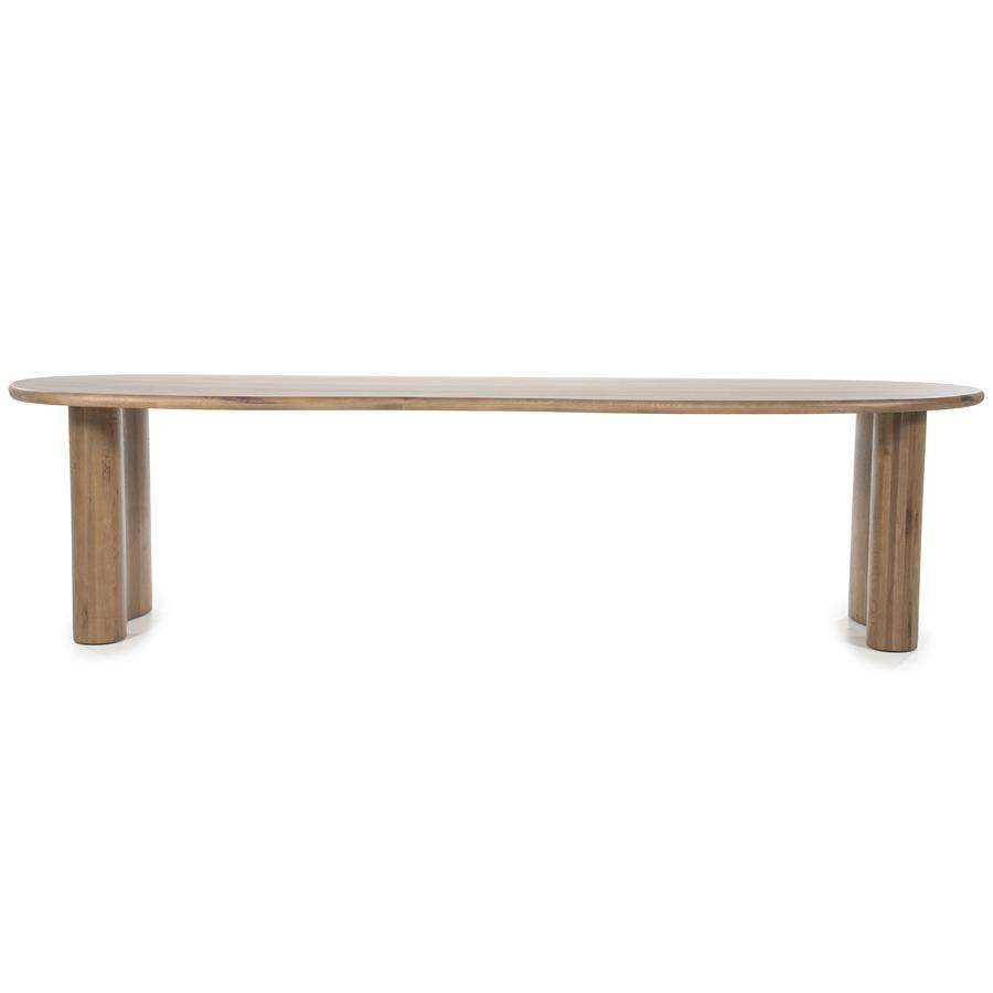 Eetkamertafel Josh - Bruin - Eiken hout - Eleonora