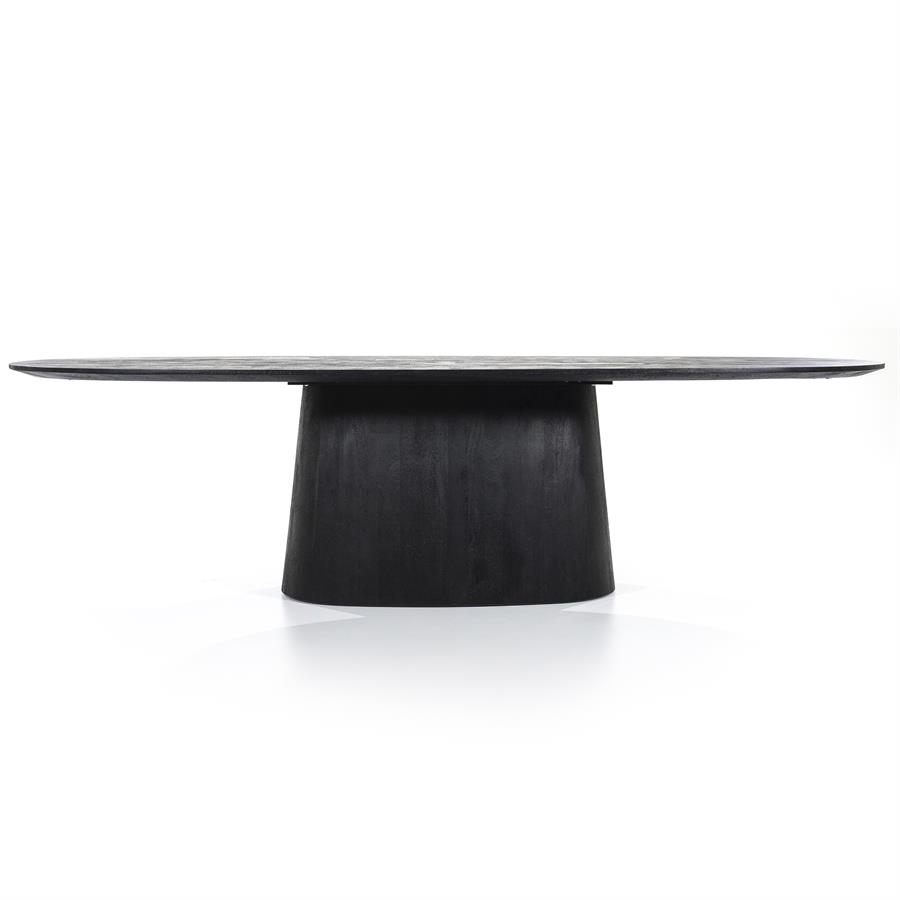 Eetkamertafel Aron - Zwart - Mango hout - Eleonora