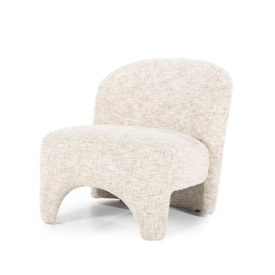 Fauteuil Owen - Taupe - Stof - Eleonora