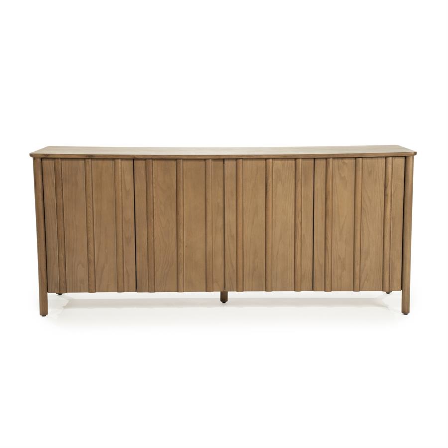 Dressoir Jake - Bruin - Eiken hout & eiken fineer - Eleonora