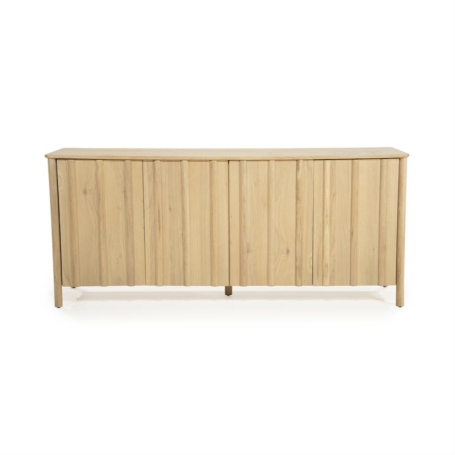 Dressoir Jake - Naturel - Eiken hout & eiken fineer - Eleonora