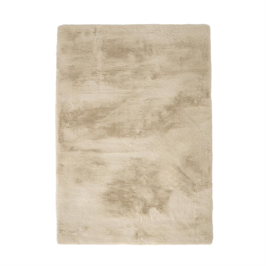 Vloerkleed Zena - Beige - 100% polyester with cotton backing NL - By Boo