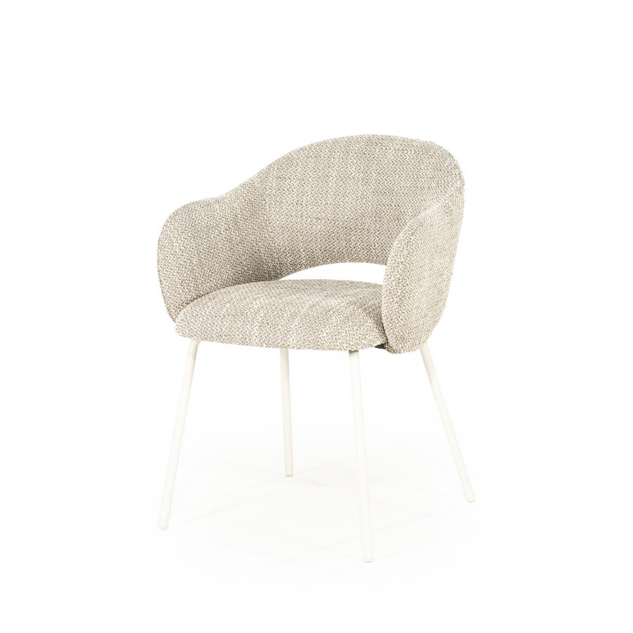 Eetkamerstoel Story - Taupe - Stof - By Boo