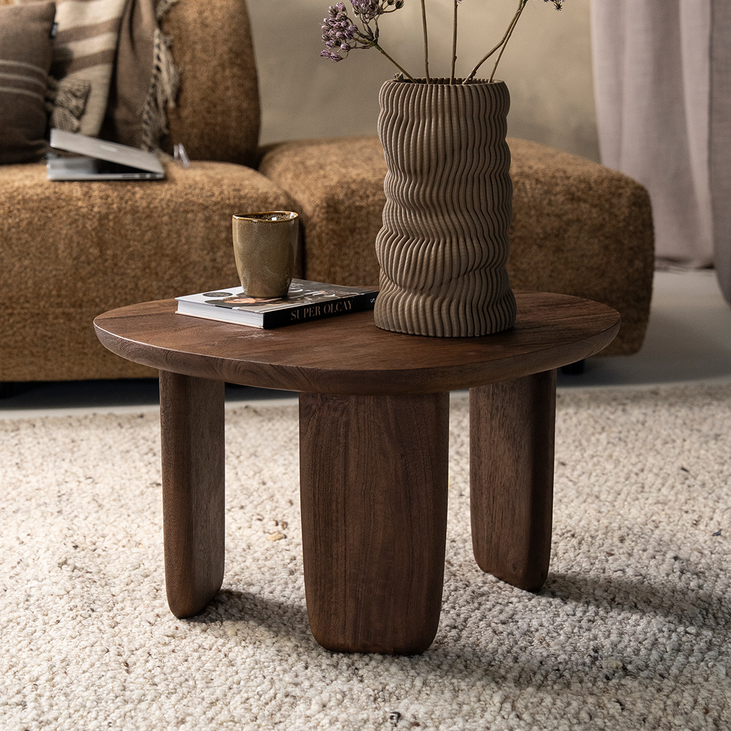 Salontafel Maud - Lichtbruin - Mango hout - Eleonora