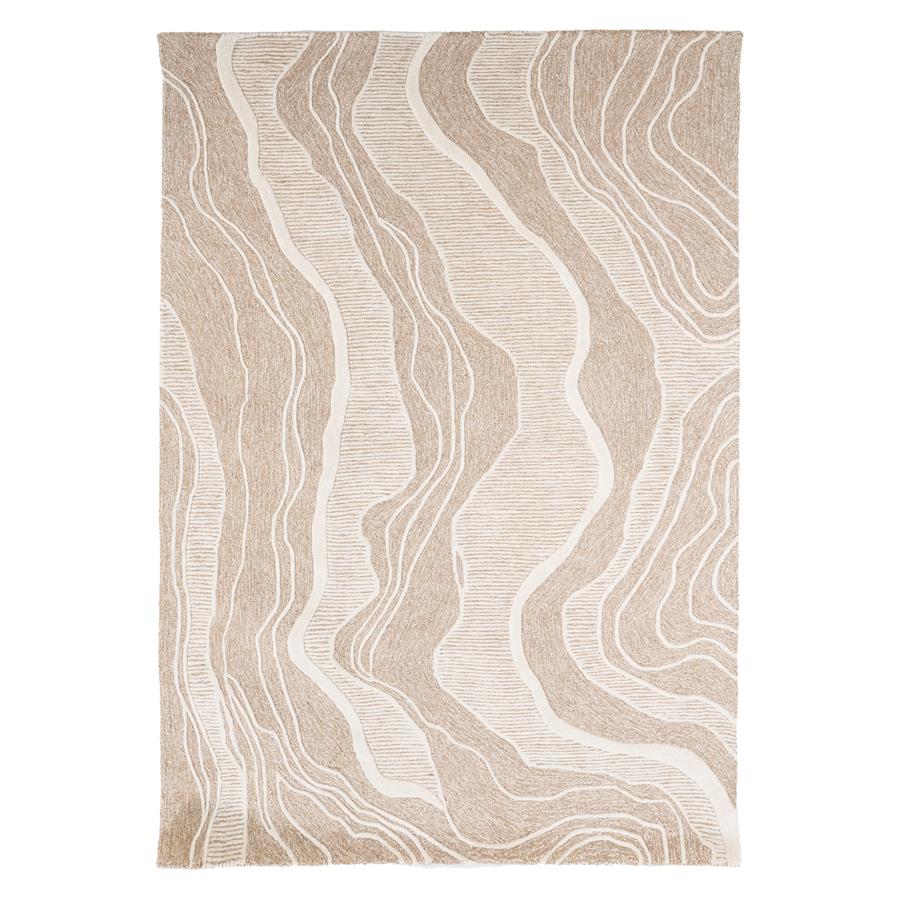 Vloerkleed Soil - Beige - 100% wol NL - By Boo