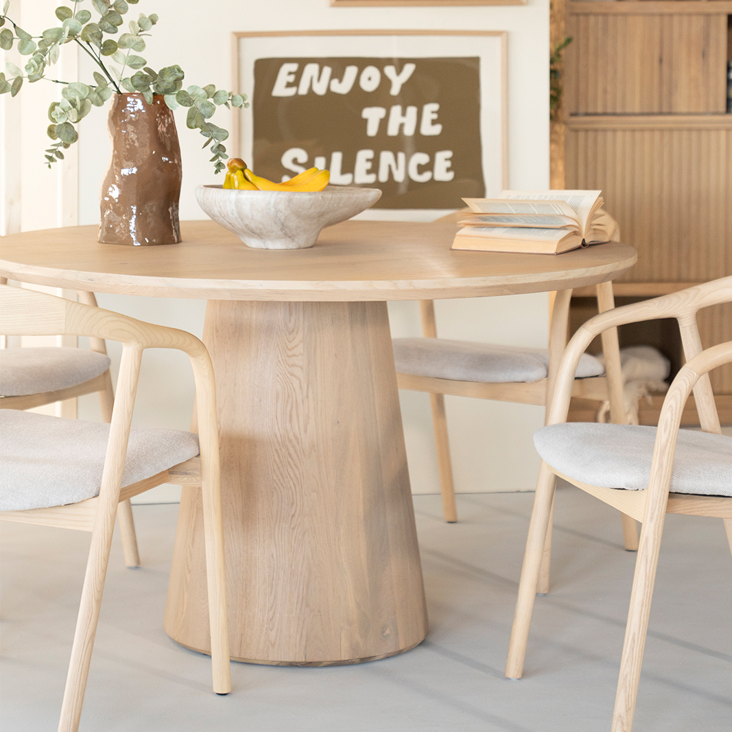 Eetkamertafel Nola - Naturel - Eiken fineer - Eleonora