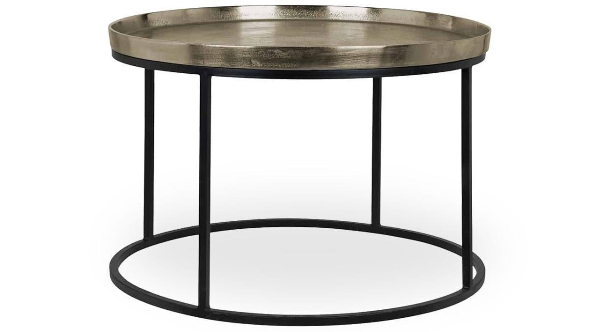 Salontafel Milo Geel - Aluminium - Richmond Interiors