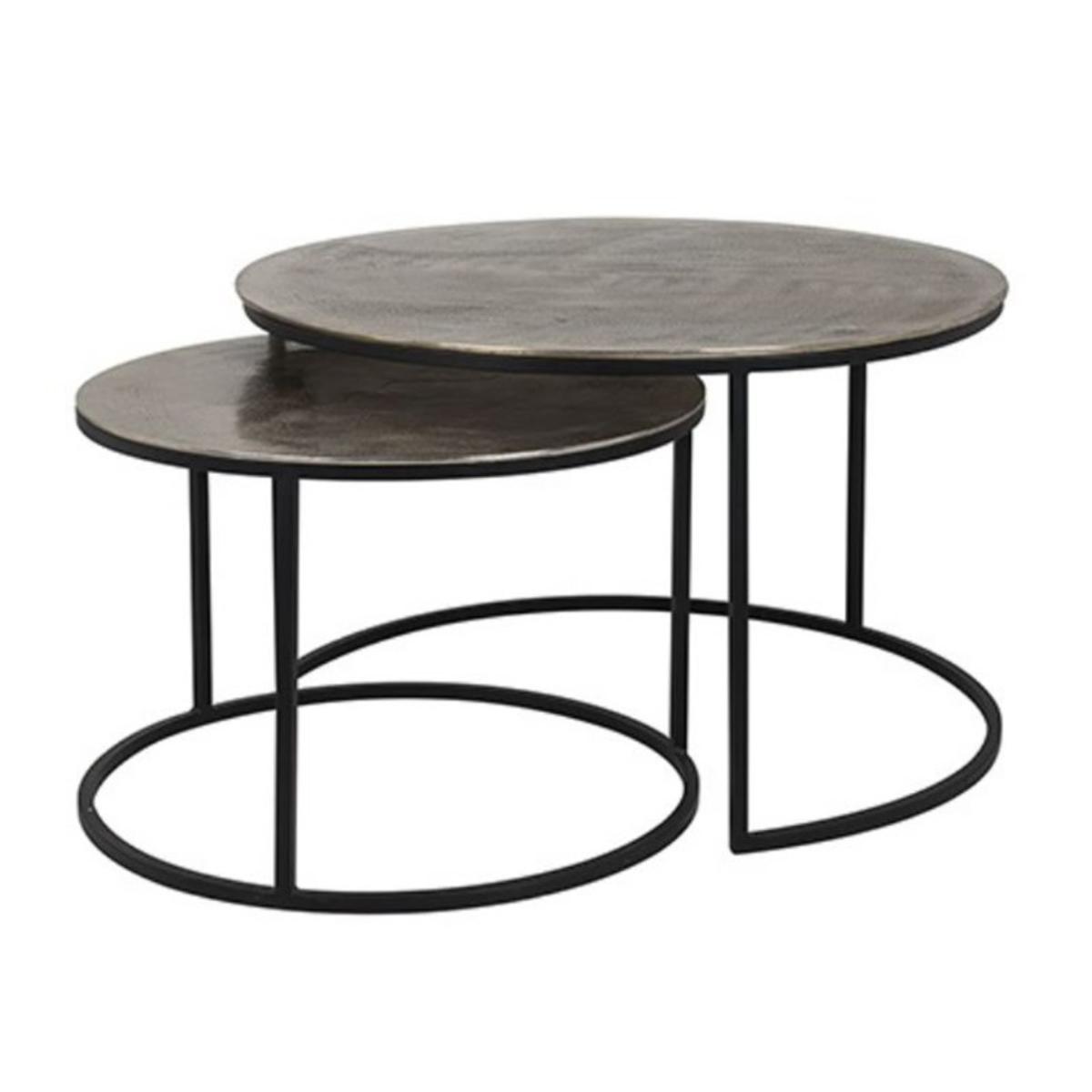 Salontafel Asher Multi Zwart - Metaal - Richmond Interiors