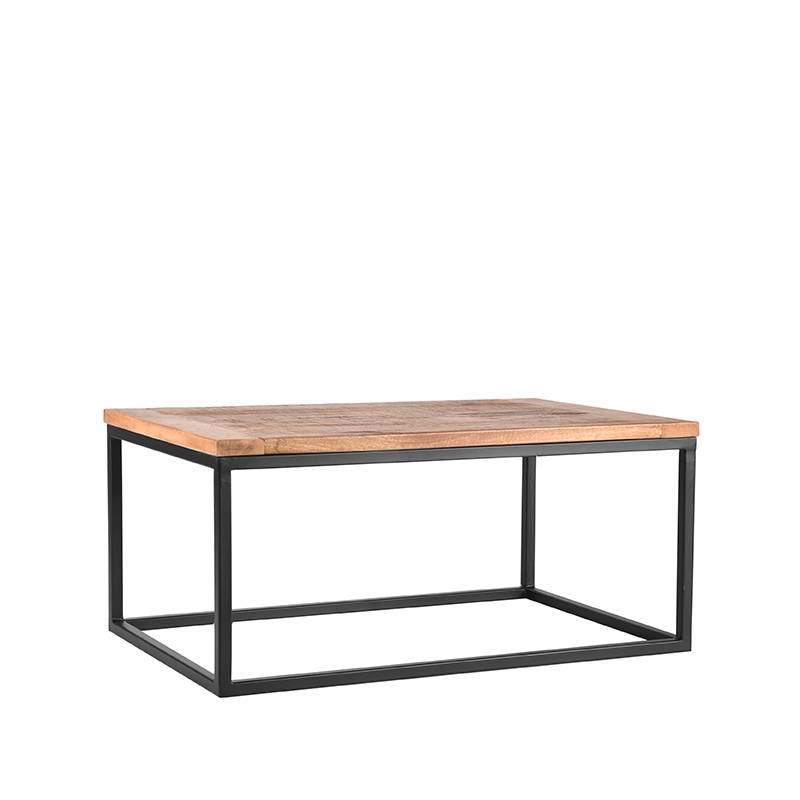 Salontafel Box Naturel Rough - Mangohout - LABEL51