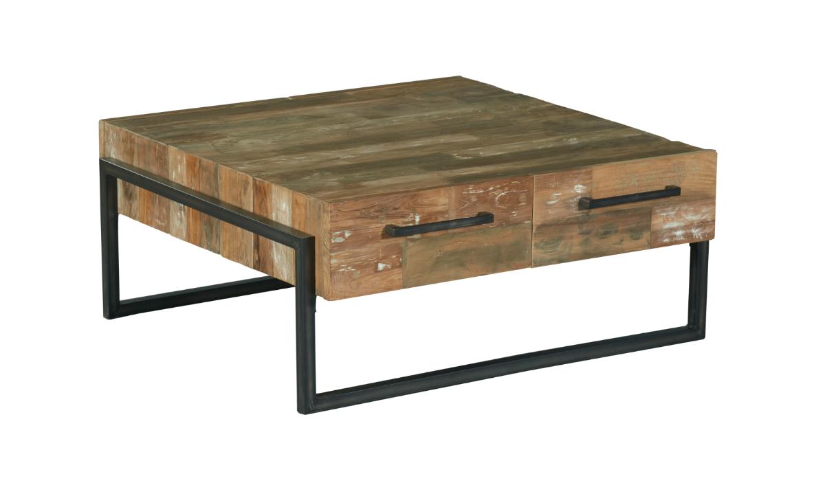 Salontafel Potenza Bruin Hout - Teak - DOK 2 Rustique