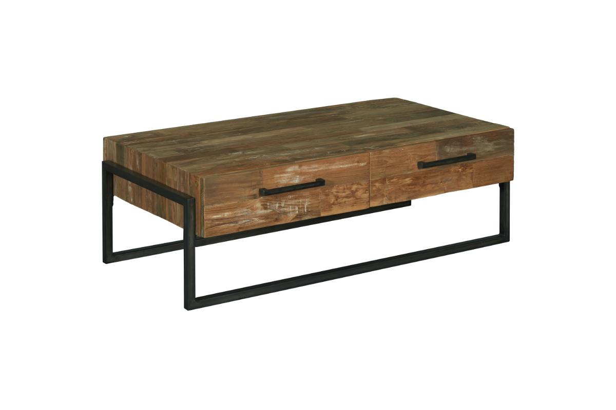 Salontafel Potenza Bruin Hout - Teak - DOK 2 Rustique